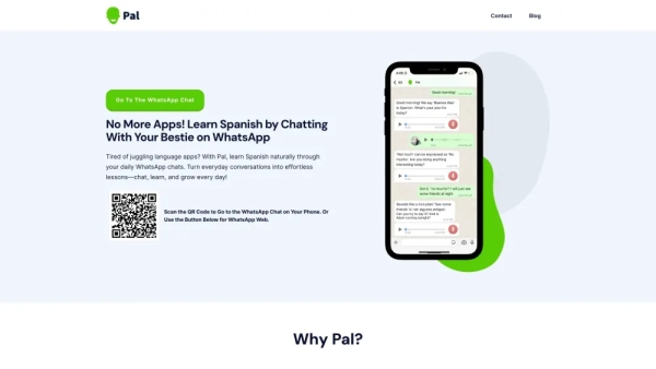 Pal Learn Spanish on WhatsApp