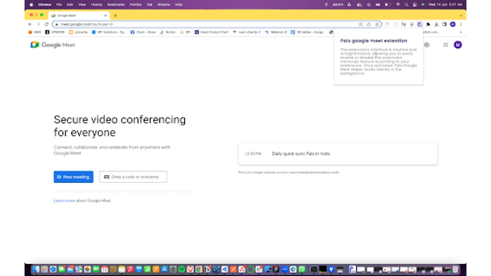 Pals Google Meet Helper - Chrome Extension