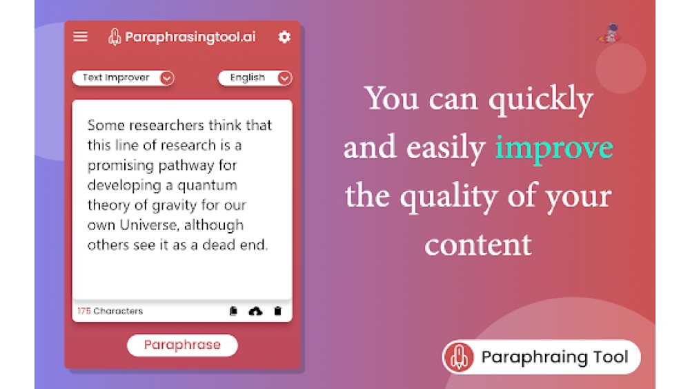 Paraphrasingtool.ai Chrome Extension - Chrome Extension