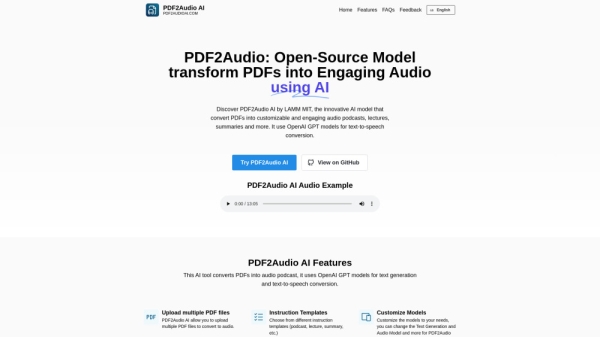 PDF2Audio AI
