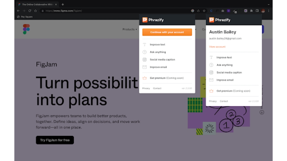 Phrazify - Chrome Extension