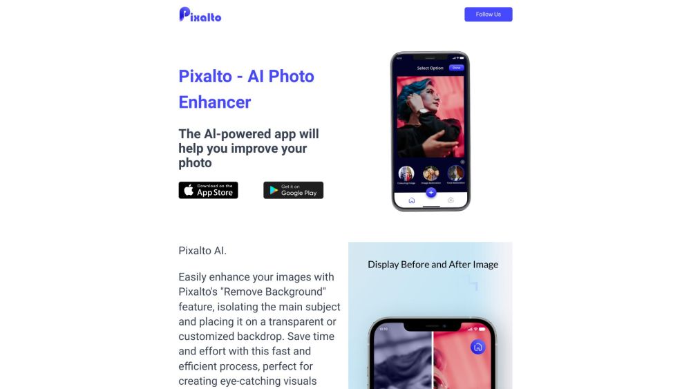 Pixalto AI Photo Enhancer