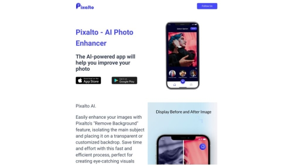 Pixalto AI Photo Enhancer