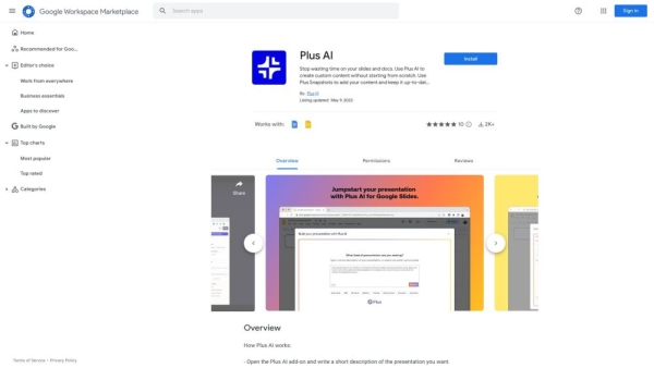 Plus AI for Google Slides™