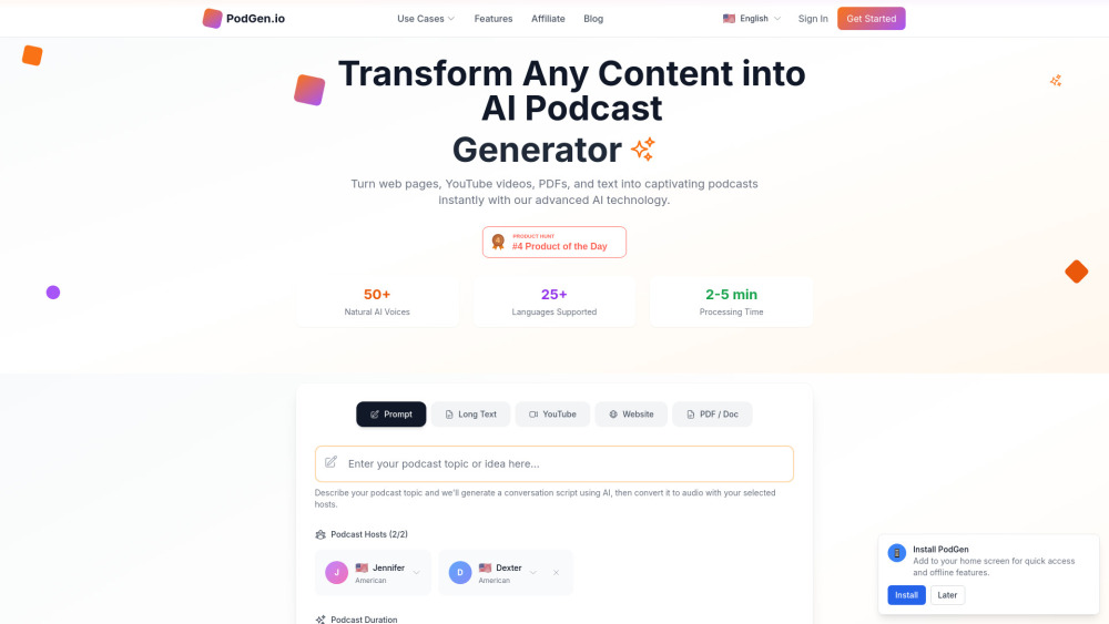 PodGen.io
