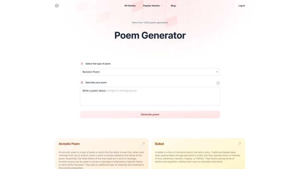 PoemGenerator.com