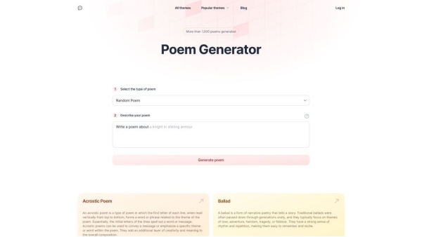 PoemGenerator.com
