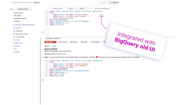 Powerful BigQuery IDE powered by AI - Chrome Extension