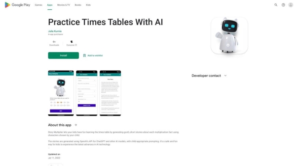 Practice Times Tables With AI
