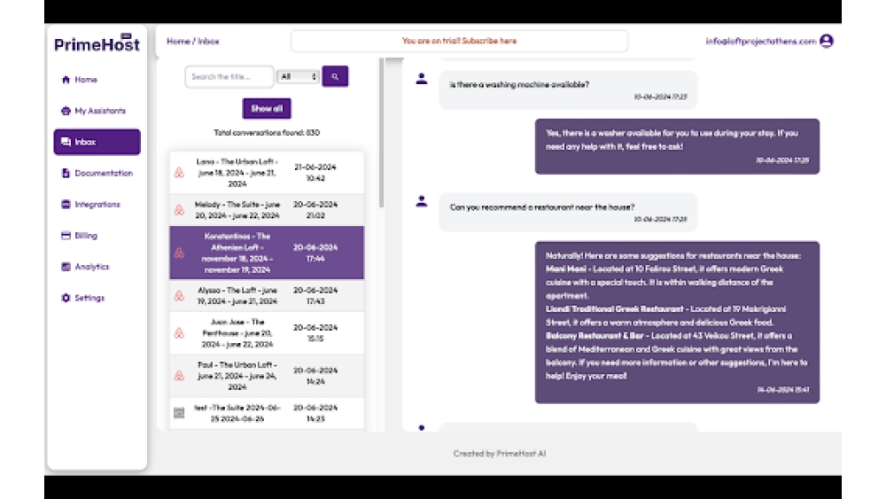 PrimeHost - Chrome Extension
