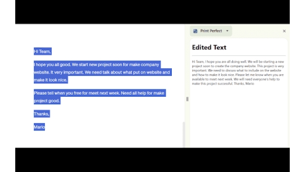 Print Perfect - Chrome Extension