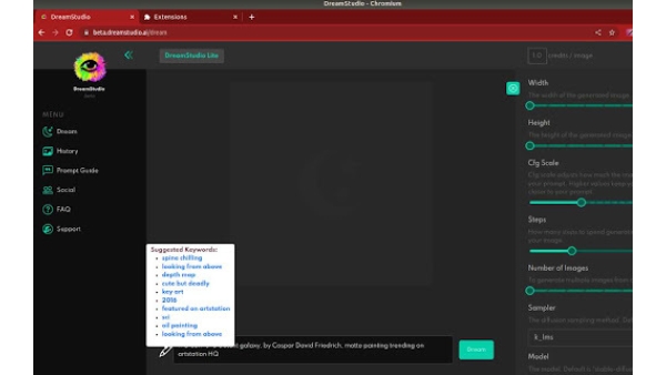 Prompt Suggestion Chrome Extension - Chrome Extension