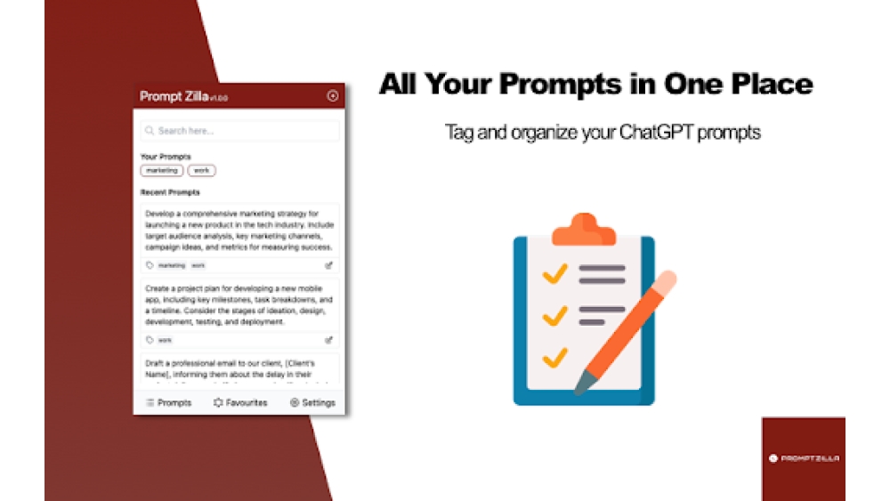 PromptZilla - Chrome Extension