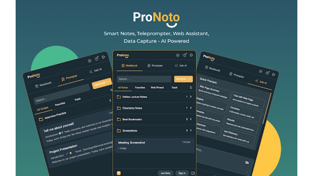 ProNoto - Chrome Extension
