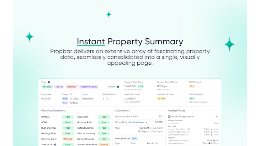 Propbar - Chrome Extension