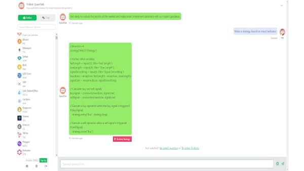 QuantTalk - Chrome Extension