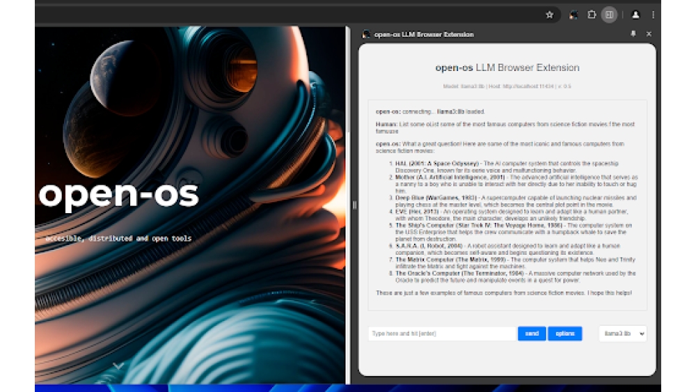 Quick access to your favorite AI language model from your browser (OpenAI). ChatGPT will be added when available. - Chrome Extension