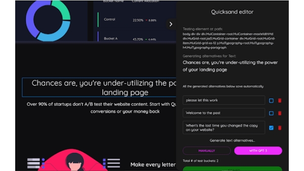 Quicksand - Chrome Extension