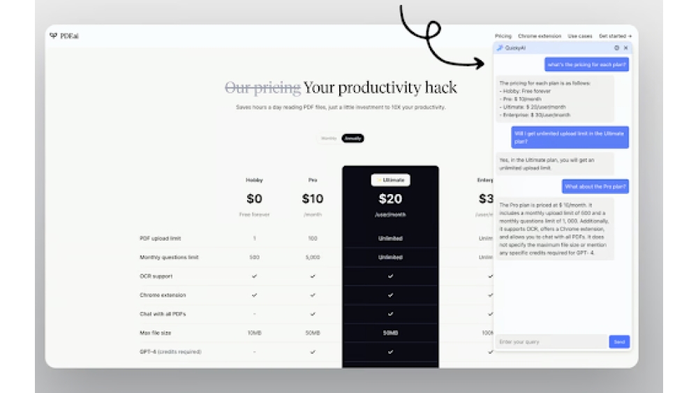Quicky AI - Chrome Extension