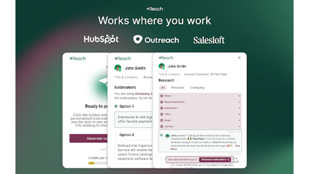 Reach - Chrome Extension
