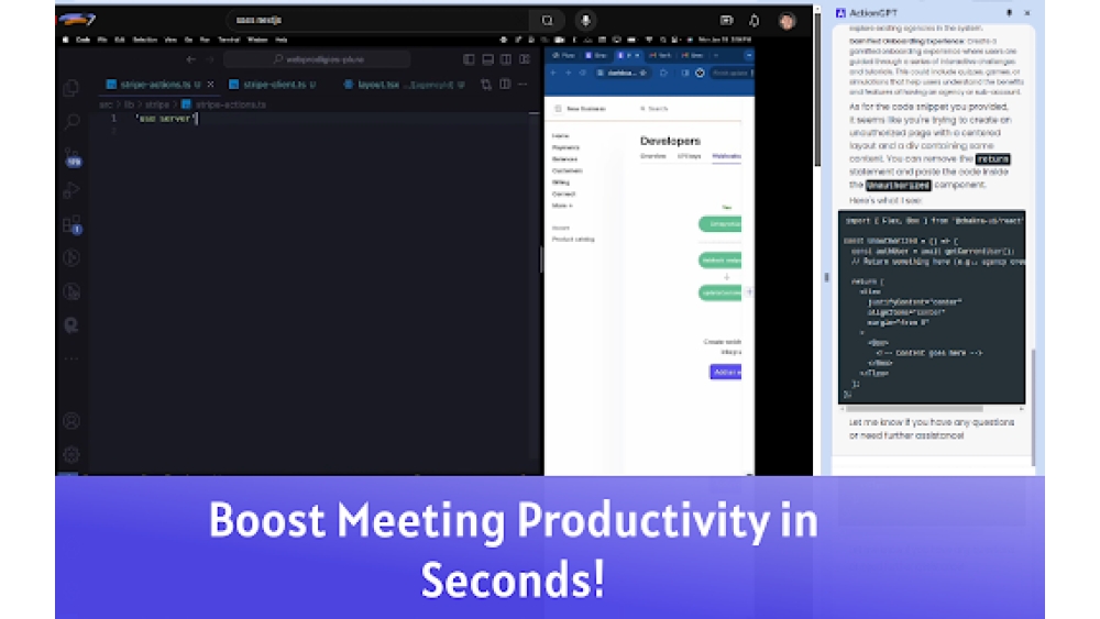 Real-time Meeting Assistant - Chrome Extension