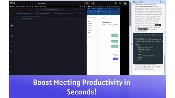 Real-time Meeting Assistant - Chrome Extension