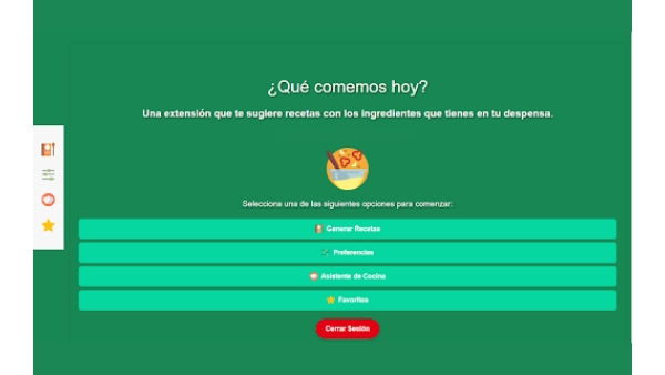 Recipe Suggestion Extension - Chrome Extension