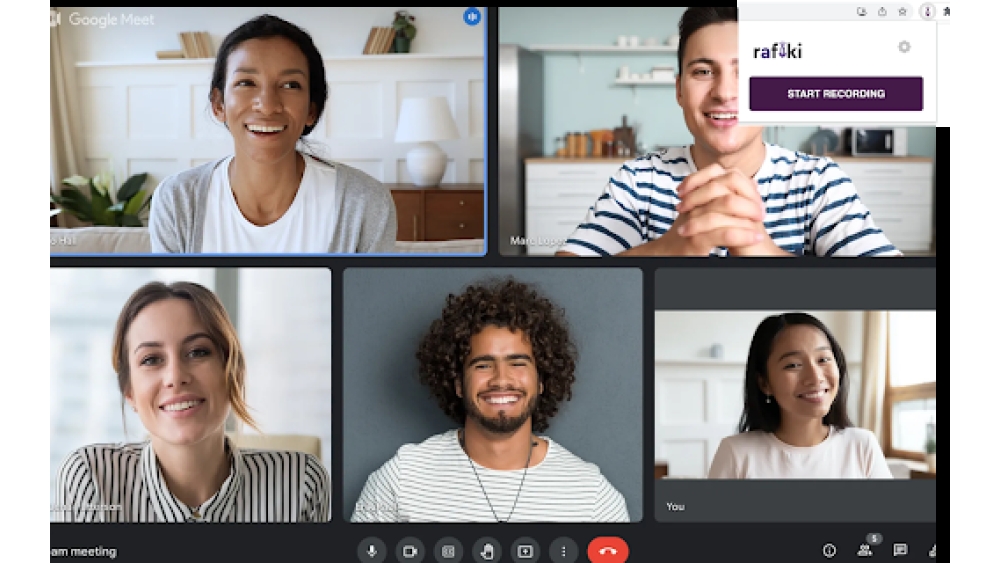 Records, transcribes, summarizes and analyzes web conference meetings - Chrome Extension