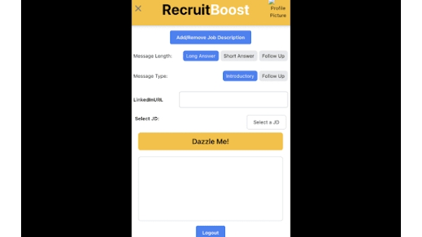 RecruitBoost - Chrome Extension