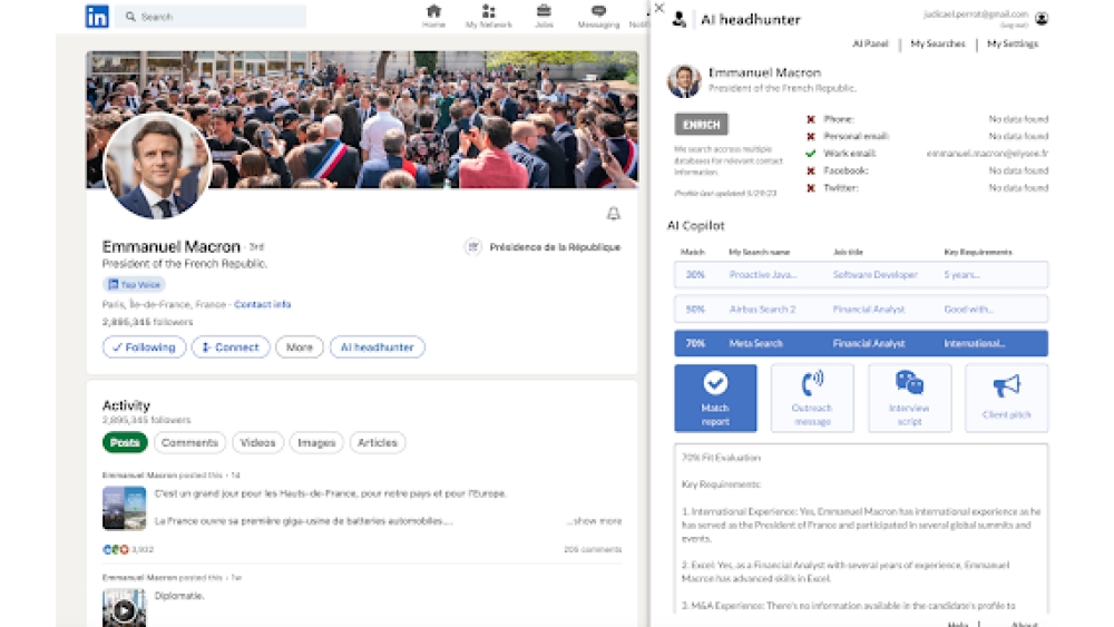 Recruiting Automation Tool - Chrome Extension