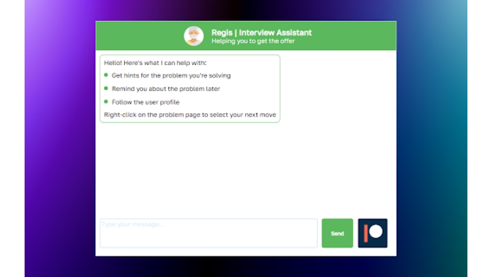 Regis AI: Coding Interviews Assistant - Chrome Extension