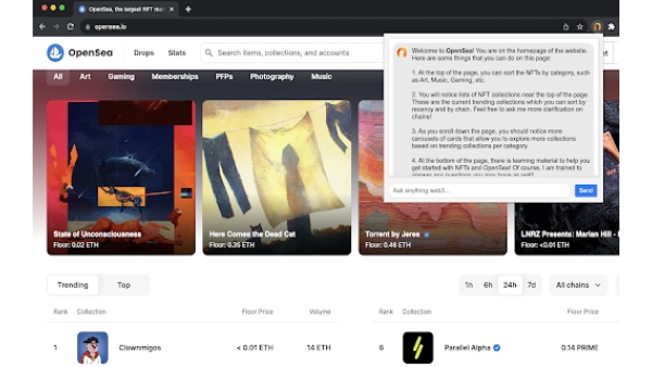 Relic's DappUser - Chrome Extension