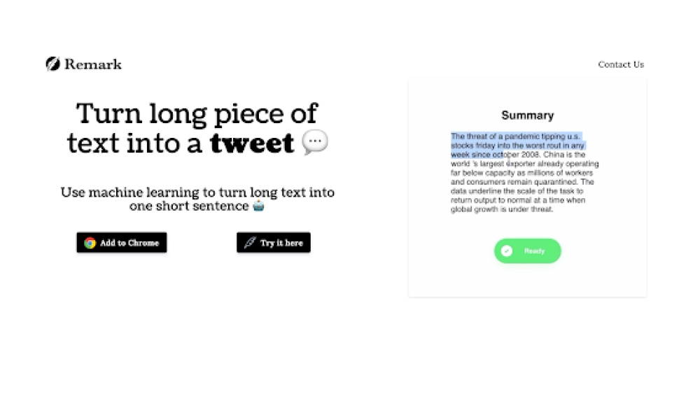 Remark - Chrome Extension