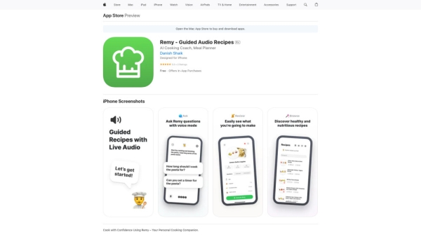 Remy: AI Cooking Assistant