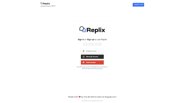 Replix AI - Chrome Extension