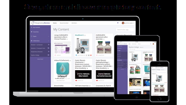 Respiratory Content Platform - Chrome Extension