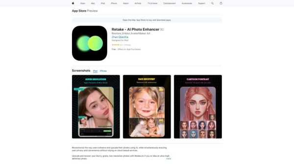 Retake - AI Photo Enhancer