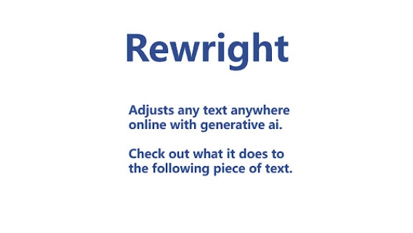 Rewright - Chrome Extension