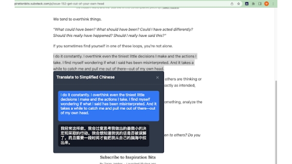 Right Click Translator - Chrome Extension