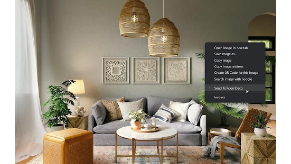 RoomDeco AI - Chrome Extension