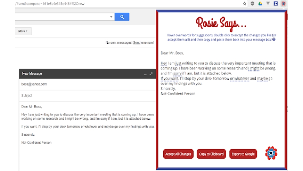 Rosie - Chrome Extension