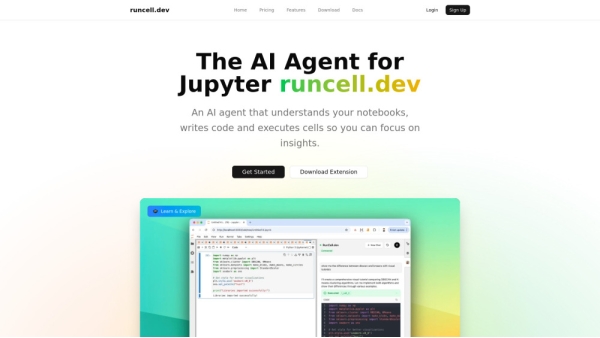 Runcell - Jupyter AI Agent