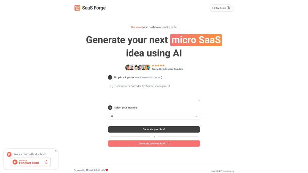 SaaS generator
