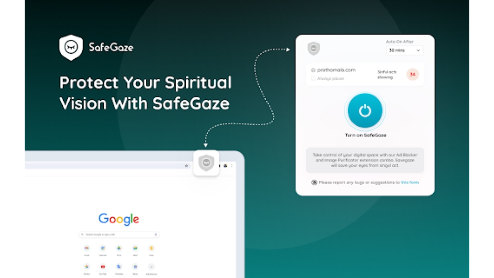 SafeGaze - Chrome Extension