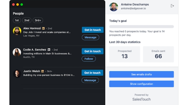 SalesTouch - Chrome Extension