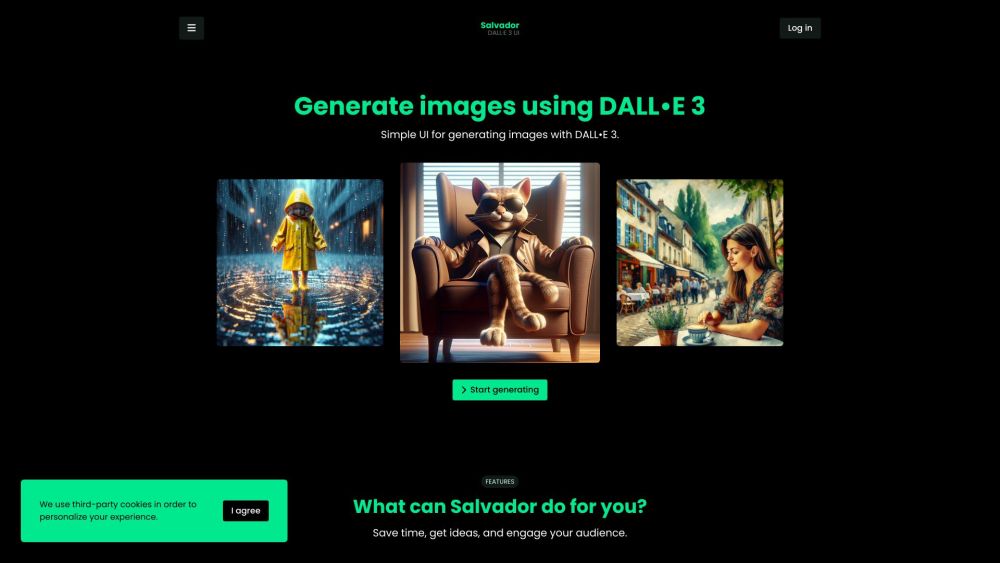 Salvador DALL·E 3 UI