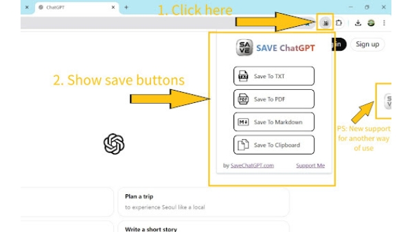 Save ChatGPT - Chrome Extension