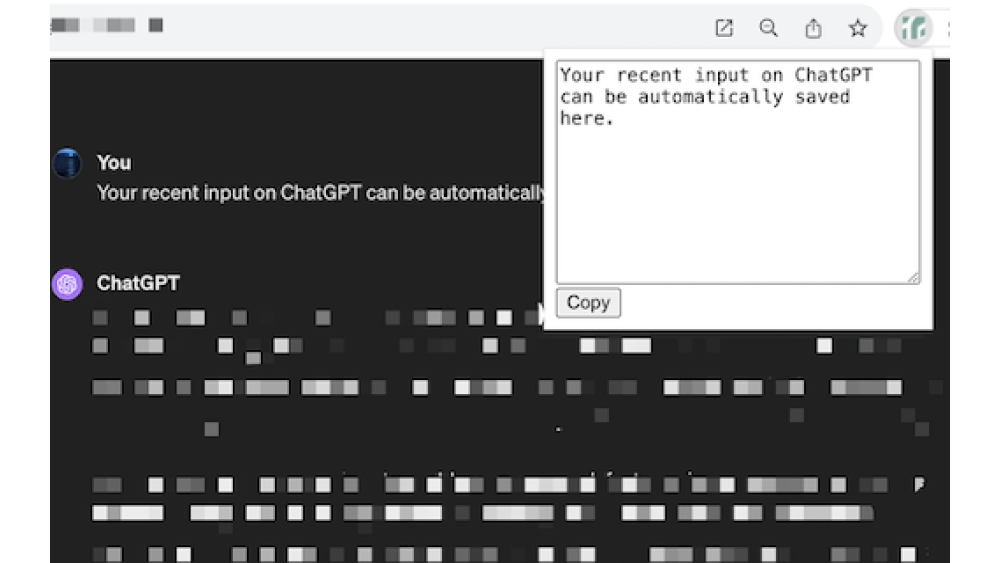 Save ChatGPT Input - Chrome Extension