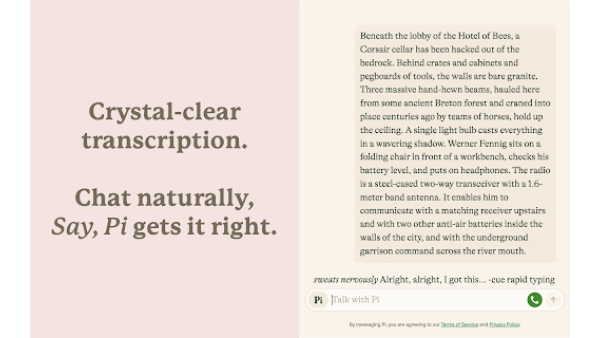 Say, Pi - Chrome Extension