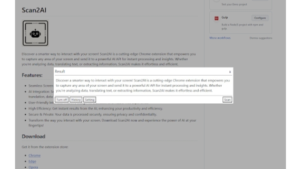 Scan2AI - Chrome Extension